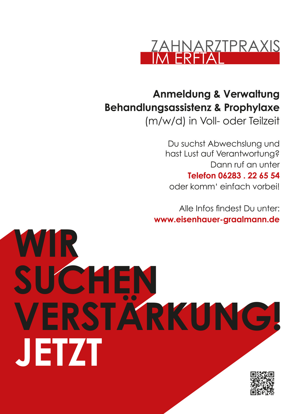 Wir suchen Verstärkung